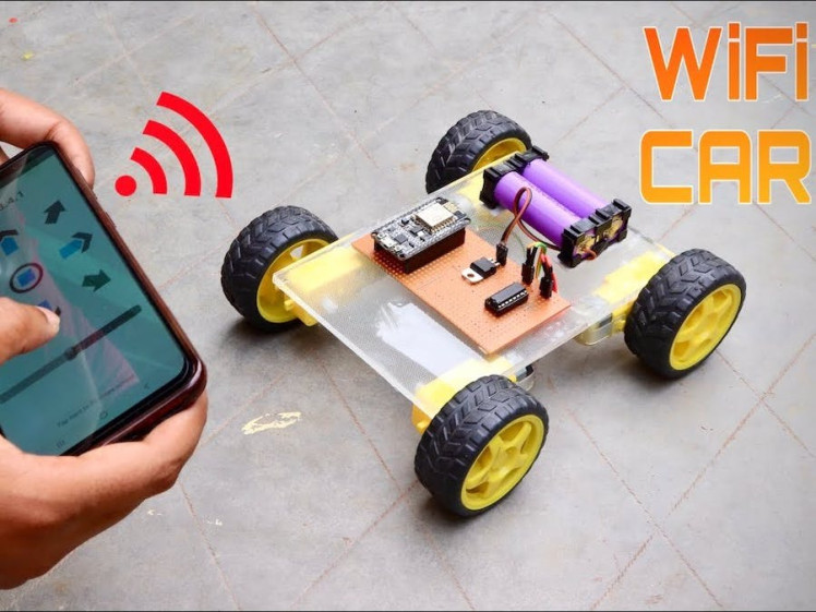 Make Mobile Controlled 4 Wheel Robot using Arduino - DIY Project