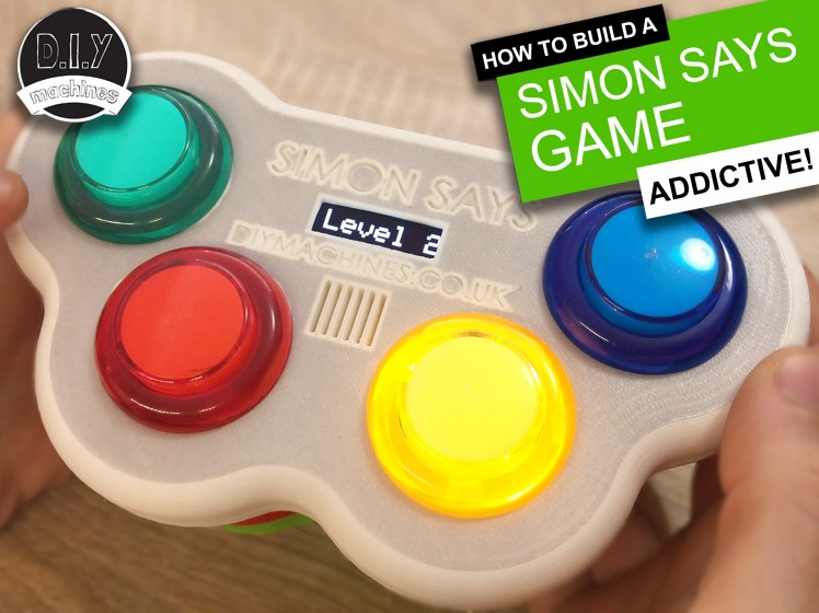 Simon Says Game 3d Printable Arduino Nano Diy Project Simon Says Game 3d Printable Arduino Nano Diy Project